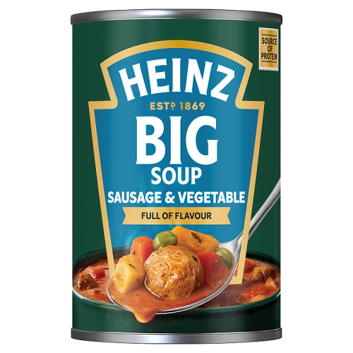 HEINZ BIG SOUP SAUSAGE & VEGETABLE 400G