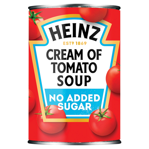 HEINZ NAS CREAM OF TOMATO TINNED SOUP 400G