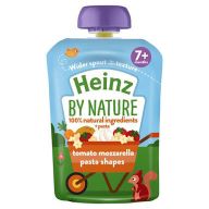 HEINZ TOMATO MOZZARELLA PASTA SHAPES POUCH 7+M 130G