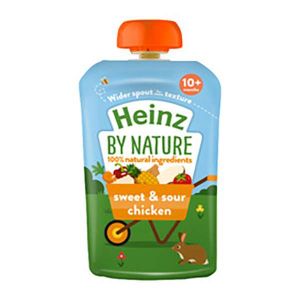 HEINZ SWEET & SOUR CHICKEN POUCH 10+M 180G