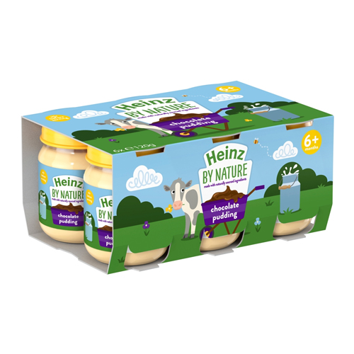 HEINZ CHOCOLATE PUDDING 6PK 120G