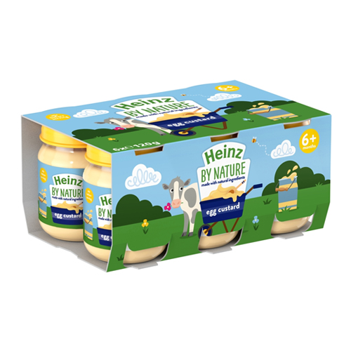 HEINZ EGG CUSTARD 6PK 120G