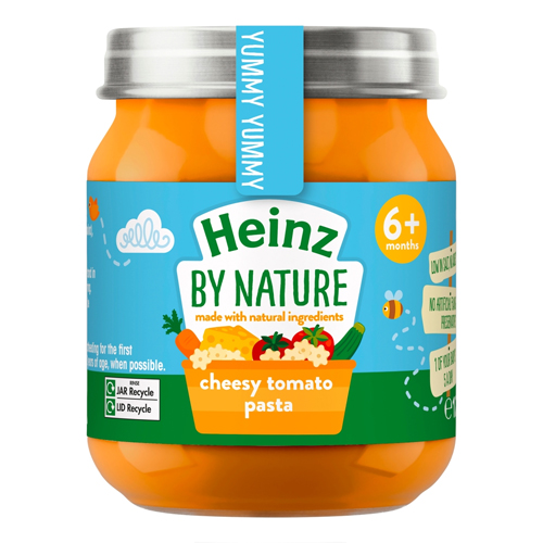 HEINZ BY NATURE CHEESY TOMATO PASTA 6+M 120G