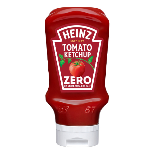 HEINZ TOMATO KETCHUP NAS & SALT 400ML