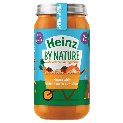 HEINZ RISOTTO WITH CHICKPEAS & PUMPKIN JAR 7+M 200G