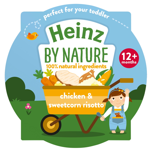 HEINZ CHICKEN & SWEETCORN RISOTTO TRAY 1+ YEAR 200G