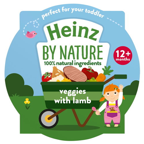 HEINZ VEGGIES WITH LAMB  TRAY 1+ YEAR 200G