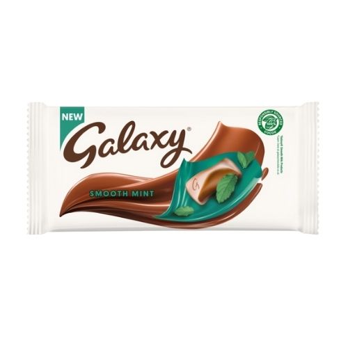 GALAXY SMOOTH MINT CHOCOLATE BLOCK BAR 110G