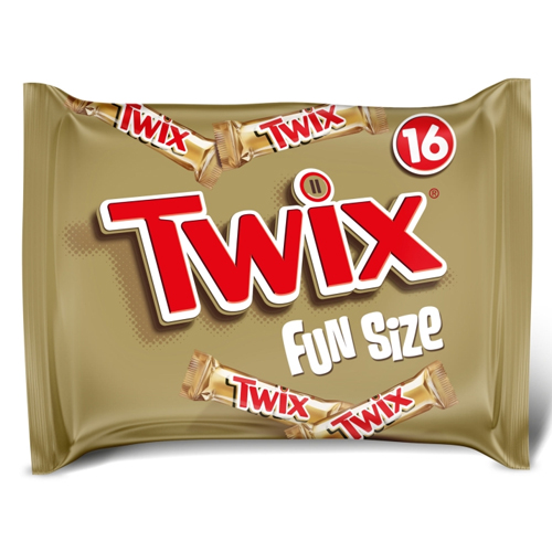 TWIX CHOCOLATE BISCUIT FUN SIZE BARS 333G