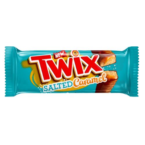 TWIX SALTED CARAMEL CHOCOLATE BISCUIT TWIN BARS 46G