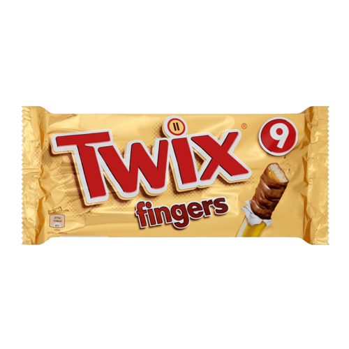 TWIX CHOCOLATE BISCUIT FINGERS 9PK 180G