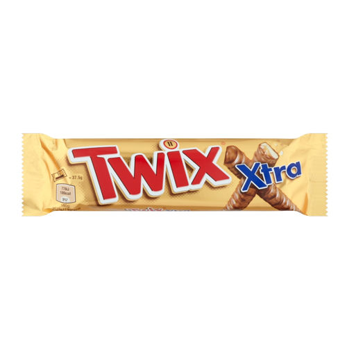 TWIX XTRA CHOCOLATE BISCUIT TWIN BARS 75G
