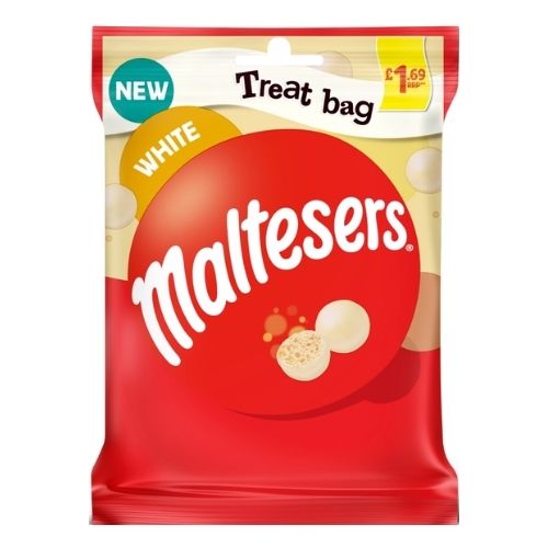 MALTESERS WHITE CHOCOLATE TREATBAG PMP £1.69 54G