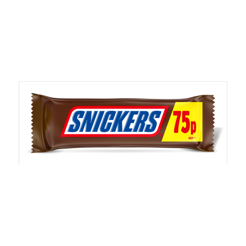 SNICKERS PEANUT & CHOCOLATE BAR PMP 75P 40G