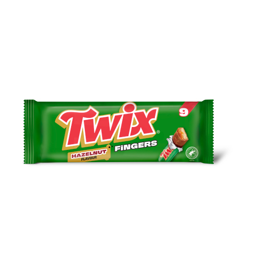 TWIX HAZELNUT BAR 9PK 180G