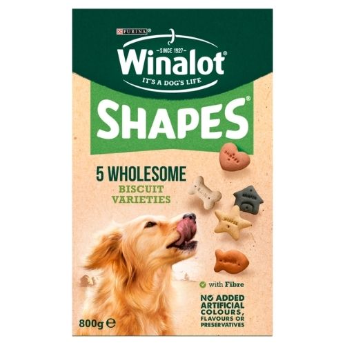 WINALOT SHAPES DOG TREAT BISCUITS 800G