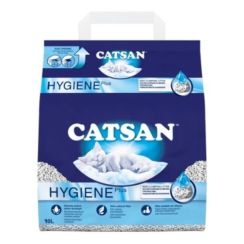CATSAN HYGIENE NON-CLUMPING ODOUR CONTROL CAT LITTER 10L