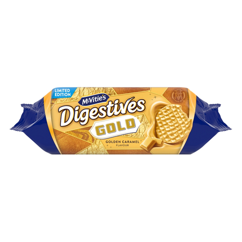 MCVITIE'S GOLD CHOCOLATE DIGESTIVE BISCUITS 232G