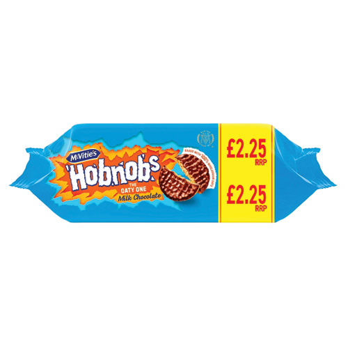 MCVITIE'S HOBNOBS THE OATY ONE MILK CHOCOLATE BISCUITS PMP £2.25 262G