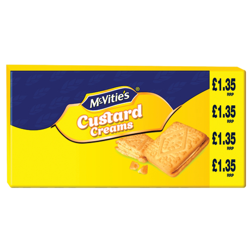 MCVITIE'S CUSTARD CREAMS PMP £1.35 300G
