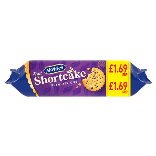 MCVITIE'S FRUIT SHORTCAKE BISCUITS PMP £1.69 200G