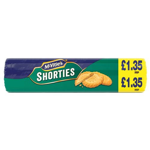 MCVITIE'S SHORTIES BISCUITS PMP £1.35 300G
