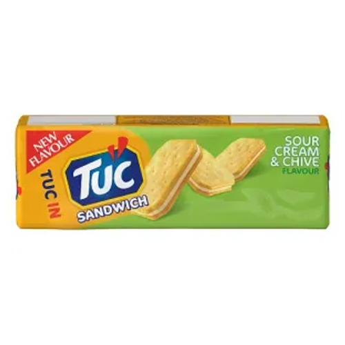 JACOB'S TUC SANDWICH SOUR CREAM & CHIVE 15X150G