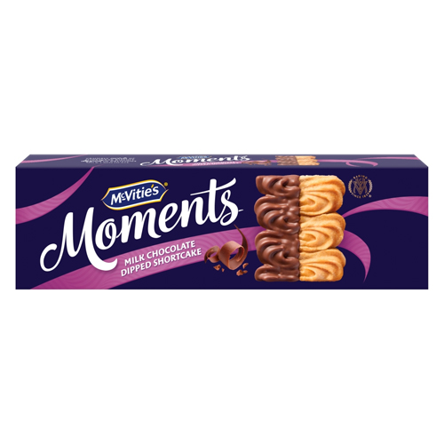 MCVITIE'S MOMENTS MILK CHOCOLATE 24X150G