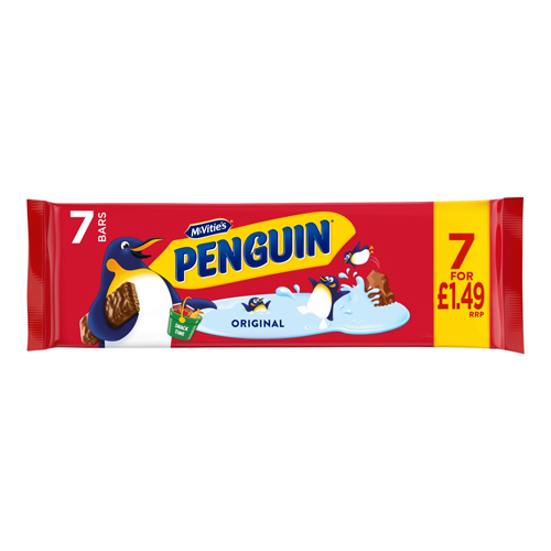MCVITIES PENGUIN PENGUIN MILK PMP £1.49 154G