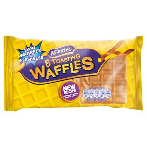 MCVITIE'S TOASTING WAFFLES 8PK 200G