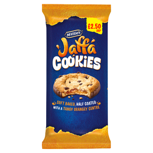 MCVITIE'S JAFFA COOKIES HALF COATED CHOCOLATE PMP £2.50 159G