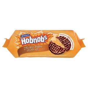 MCVITIE'S HOBNOBS STICKY TOFFEE PUDDING FLAVOUR BISCUITS 262G