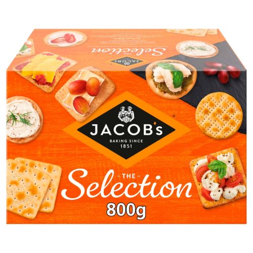 JACOB'S BISCUITS FOR CHEESE TUB 800G