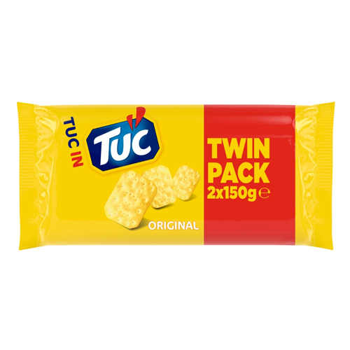 JACOB'S TUC ORIGINAL CRACKERS TWIN PACK 300G