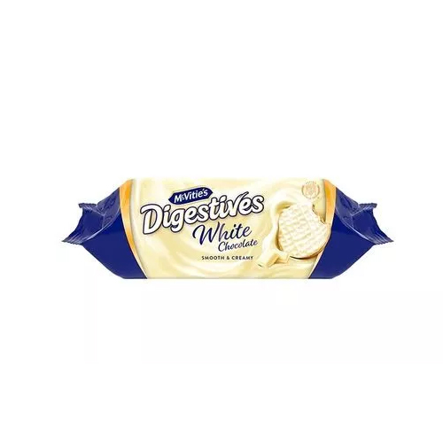 MCVITIE'S DIGESTIVE WHITE CHOCOLATE BISCUITS 232G