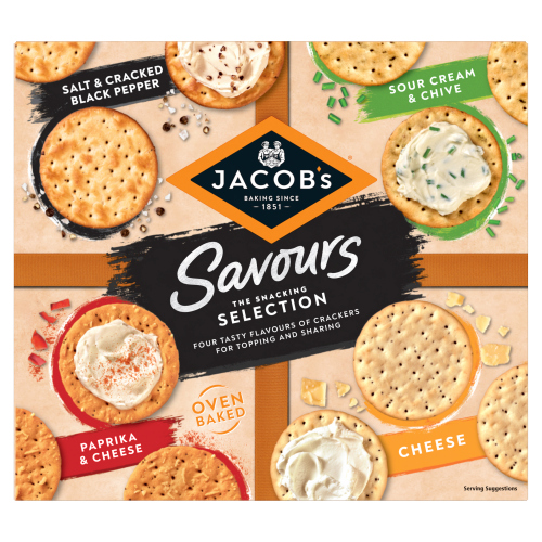 JACOB'S SAVOURS ASSORTMENT 250G-XMAS