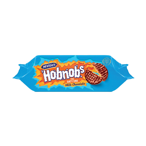 MCVITIE'S HOBNOBS MILK CHOCOLATE BISCUITS 262G