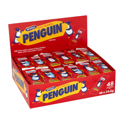 MCVITIE'S PENGUIN ORIGINAL CHOCOLATE BISCUITS 48PK 24.6G