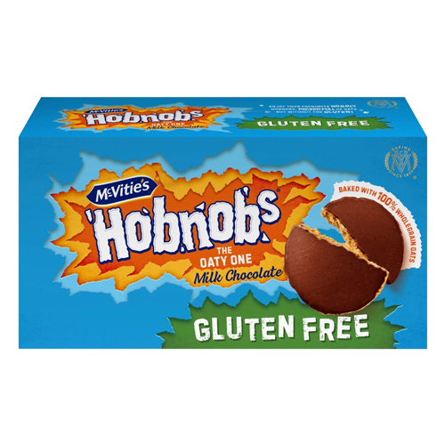 MCVITIE'S HOBNOBS GLUTEN FREE CHOCOLATE BISCUIT 150G