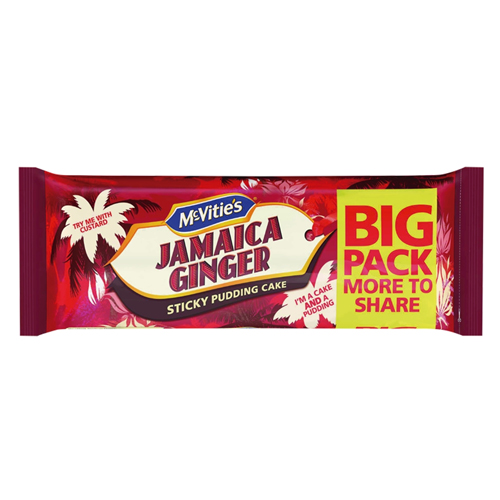 MCVITIE'S JAMAICA GINGER STICKY PUDDING CAKE 341G