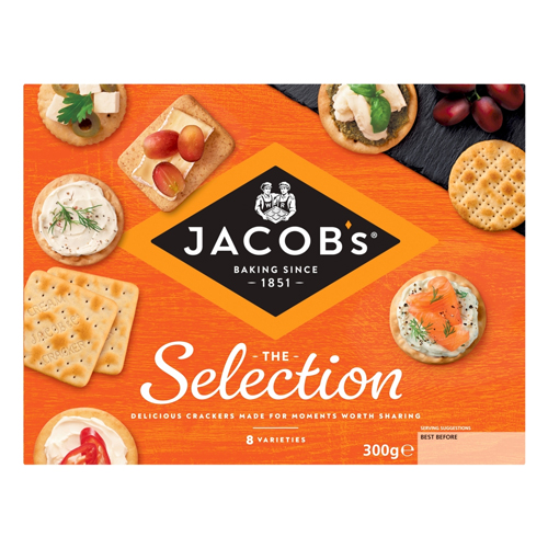 JACOB'S THE SELECTION 8 VARIETIES 300G