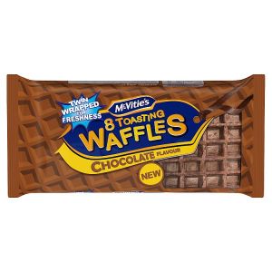 MCVITIE'S TOASTING WAFFLES CHOC 8PK 222G