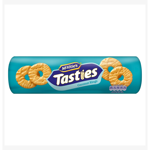MCVITIE'S TASTIES COCONUT RINGS BISCUITS 300G