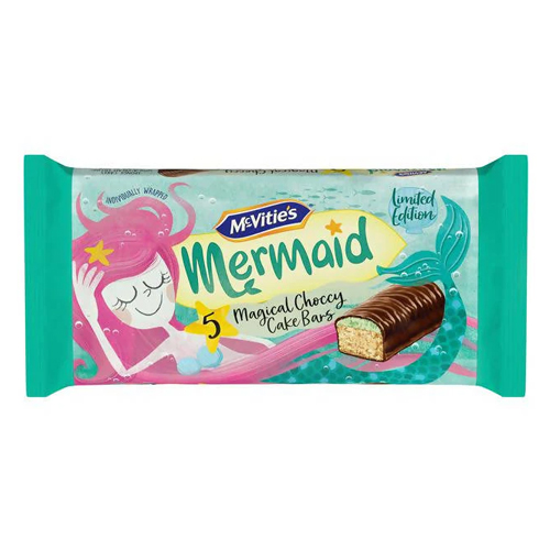 MCVITIE'S MERMAID CAKE BARS 5PK 24G