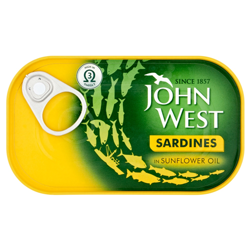 JOHN WEST SARDINES IN OIL 90G