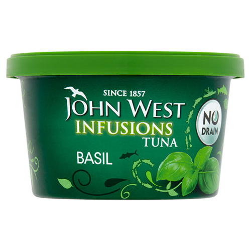 JOHN WEST TUNA INFUSION BASIL 80G
