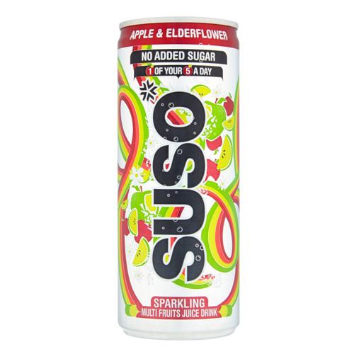 SUSO APPLE & ELDERFLOWER 250ML