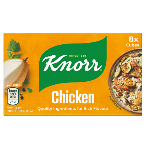 KNORR CHICKEN STOCK CUBES 80G