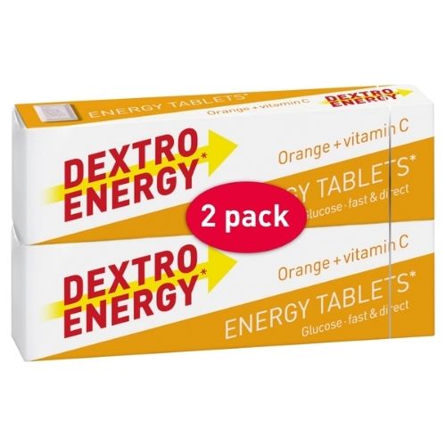 DEXTRO ENERGY 14 ORANGE VITAMIN C ENERGY TABLETS 2PK 47G