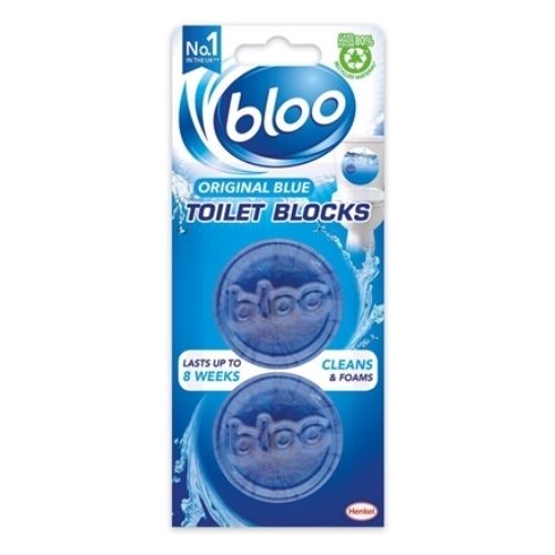 BLOO ORIGINAL BLUE TOILET BLOCKS 2PK 38G